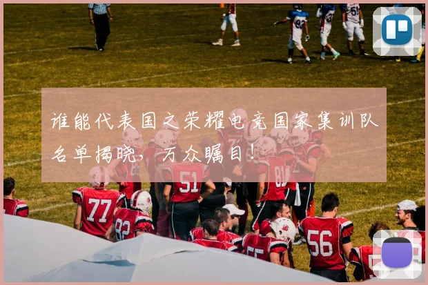 谁能代表国之荣耀电竞国家集训队名单揭晓,万众瞩目!